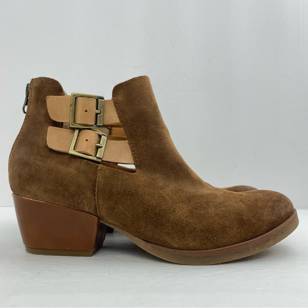 Korks size 6.5 Women’s Gabbriela Tan Brown Suede Ankle Booties